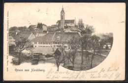 AK Kirchberg /BE, Ortsansicht Mit Kirche - Kirchberg