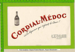 BUVARD  / La Liqueur Qui Rejouit Le Coeur CORDIAL MEDOC Cenon Pres De Bordeaux   & Cote 227 - Liquor & Beer