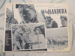 LA BANDERA GABIN DUVIVIER   AFFICHETTE   DE CINEMA - Bioscoopreclame