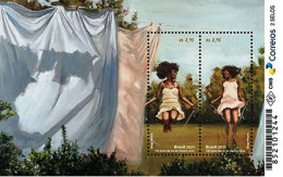 BRAZIL 2021 - ABOLITION OF SLAVERY - FREE WOMB LAW - 150 YEARS OF THE "VENTRE LIVRE" - SOUVENIR SHEET 2v MINT - Neufs