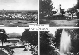 FRANCE - Revel St Ferréol - Souvenir - Bassin - La Halle - Panorama - Voiture - Digue - Animé - Carte Postale - Revel