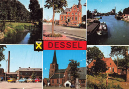 BELGIQUE - Dessel - Canal - Sint Niklaaskerk - Bateau - Transport - Ancienne Maison Communale - Carte Postale - Dessel