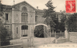 ALGERIE - Blida - Ecole Supérieure De Filles - LL - Grilles - Fer Forgé - Cour - Entrée - 84 - Carte Postale Ancienne - Blida