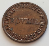 JETON BOVRIL "50 TIMES MORE NOURISHING THAN MEAT EXTRACT" "THE GUARANTEED PRODUCT OF PRIME OX BEEF" - Professionali/Di Società