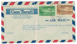 Cuba Air Mail Cover 'CASA TURULL' Habana > Vilvorde Belgium - Luftpost