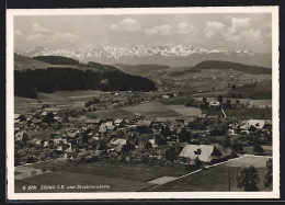 AK Zäziwil, Totalansicht Aus Der Vogelschau Mit Blick Auf Die Stockhornkette - Zäziwil