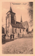 BELGIQUE - St Pieters Leeuw - De Kerk - Uitg Swevers - Animé - Vue Latérale - Religieux - Carte Postale Ancienne - Sint-Pieters-Leeuw