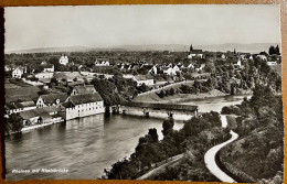 Rheinau Mit Rheinbrücke 1953 - Rheinau