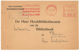 EMA BELGIQUE  ANTWERPEN [ Anvers ] 1961 : INTERNATIONAAL THEATERFESTIVAL [ Théâtre ] - 1960-1979