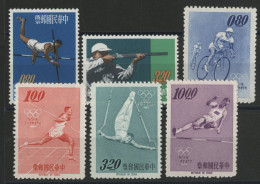 TAIWAN FORMOSA N° 425 à 426 + 488 à 491 Neufs ** (MNH) Sports Jeux Olympiques Voir Suite - Neufs