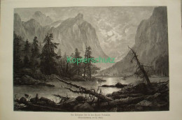 D1 141 Gause: Toblacher See Dobbiaco Dolomiten Riesenbild 1891!! - Autres & Non Classés