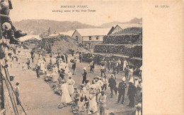 ¤¤   -  SAINTE-LUCIE  -  St-Lucia  -  Northern Wharf  -  Showing Some Of The Coal Heaps  -  Marché   -   ¤¤ - St. Lucia