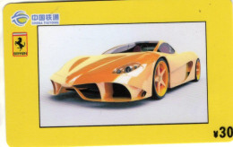 Telecarte China Tietong - FERRARI - Autos