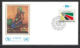 ONU New-York. N°369 De 1982 Sur Enveloppe 1er Jour (FDC). Drapeau Du Mozambique. - Covers