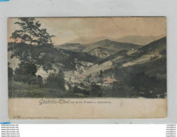 Göstritz Tal Mit Ruine Klamm Und Semmering Mit Wanderer - Semmering