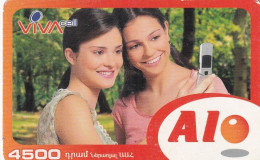 ARMENIA - 2 Girls, Viva Prepaid Card 4500 AMD, Exp.date 22/02/07, Used - Armenia