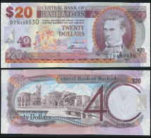 Barbados. 20 Dollars. 02.05.2012 Unc. Banknote Cat# Р.72a - Barbados