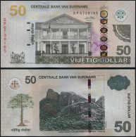 Suriname. 50 Dollars. 01.09.2010 (2010) Unc. Banknote Cat# P.165a - Suriname