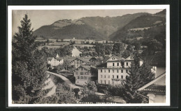 AK Sachseln, Teilansicht Mit Hotel Kreuz - Sachseln
