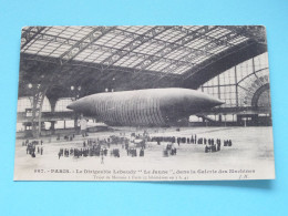 Le Dirigeable Lebaudy " LE JAUNE " Dans La Galerie Des Machines ( Edit.: 967 - J. Hauser ) Anno 19?? ( Voir Scan ) - Flugwesen
