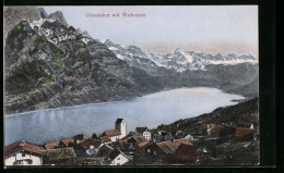 AK Obstalden, Panorama Mit Bergen Am Wallensee - Obstalden