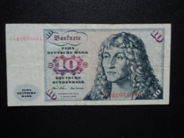 RÉPUBLIQUE FÉDÉRALE ALLEMANDE : 10 DEUTSCHE MARK  2.1.1970   CA 270a * / P 31a    TTB ** - 10 Deutsche Mark