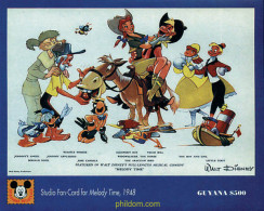 Delcampe - 61187 MNH GUYANA 1993 POSTERS DE PRODUCCIONES DE DISNEY - Pferde