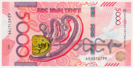 KAZAKHSTAN 5000 TENGE P-W54 Tree Of Life - Golden Eagle Bird 2023 UNC - Kazakhstan