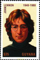 Delcampe - 605722 MNH GUYANA 1995 JOHM LENNON - Guyane (1966-...)