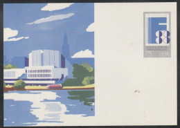 DDR: 1988, Blanko GA- Postkarte, Philatelistische Weltausstellung "Finnlandia 1988".   */MH - Postkarten - Ungebraucht