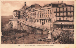 ALGERIE - Constantine - Boulevard Joly De Brésillon - Grand Café - Descente - Animé - Ed CAD - Carte Postale Ancienne - Konstantinopel