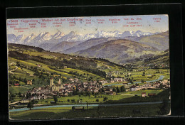 AK Wattwil, Panorama Mit Dem Churfisten - Wattwil