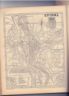 ANNUAIRE - 88 - Département Vosges - Année 1960 - édition Didot-Bottin - 110 Pages - Plan De Ville EPINAL - Annuaires Téléphoniques