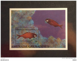 Grenada Grenade Grenadines 1991 Poisson Vissen Bloc Yv BF 226 MNH ** - Antilles