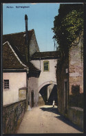 AK Aarau, Spittelgässli Mit Torbogen - Aarau