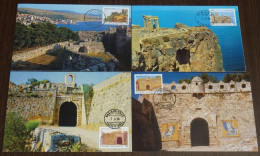 Greece 1996 Castles Of Greece Maximum Card Set - Maximumkarten (MC)