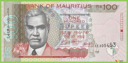 Voyo MAURITIUS 100 Rupees 2022 P56g B422i EE UNC - Mauritius