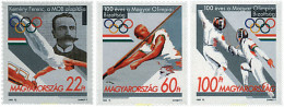 Delcampe - 64347 MNH HUNGRIA 1995 CENTENARIO DEL COMITE OLIMPICO HUNGARO - Fechten