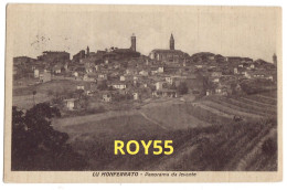 Piemonte-alessandria-lu Monferrato Panorama Da Levante Fine Anni 40 (ora Lu Cuccaro Monferrato) (f.piccolo) - Sonstige & Ohne Zuordnung