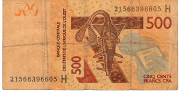 W.A.S.  NIGER   P619Hj  500 FRANCS (20)21 2021 Signature 45   FINE - West African States