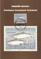 Groenland 1983, Card Unused, Fish, Atlantic Salmon (Salmo Salar) - Cartes-Maximum (CM)