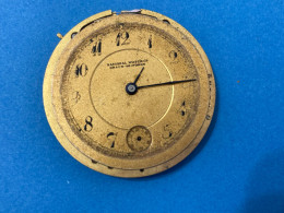 OROLOGIO DA TASCA POCKET WATCH NATIONAL WATCH CHAUX DE FONDS  PER RICAMBI. - Other & Unclassified