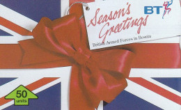 UK - BT  - Season's Greetings - British Armed Forces In Bosnia  1995 - Mint - BT Private Issues