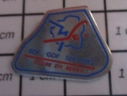 512A Pin's Pins / Beau Et Rare / EDF GDF / SERVICES INDRE EN BERRY - EDF GDF