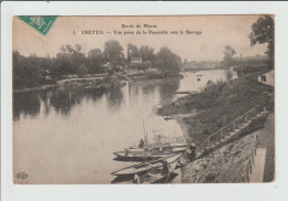 Delcampe - Val De Marne : CRETEIL : Vue  Passerelle  Vers Le  Barrage - Creteil