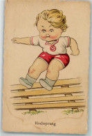 Delcampe - 39784445 - Kind Beim Hochsprung Ueber Einen Zaun Kuenstlerkarte - Leichtathletik