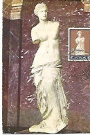 Greece & Maximum Card, Venus De Milo, Musee Du Louvre, Ed. Nomis Paris (8085) - Maximumkarten (MC)