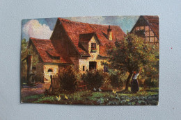 P-B 335 / Carte  Postales - Petite Peinture Originale Sur Carte  Postales - - Tools & Finish