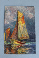 D-50 / Carte  Postales - Petite Peinture Originale Sur Carte  Postales - - Tools & Finish
