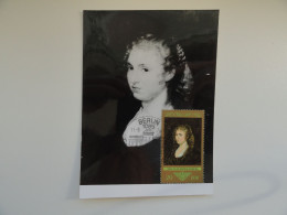 CARTE MAXIMUM CARD MAXIMUMKARTE FRAU MIT GEFLOCHTENEM BLONDEN HAAR VON RUBENS DDR - Maximumkarten (MC)
